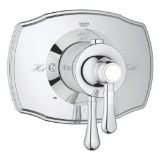 GROHE 19825000 2-Function Trim, 3.2 to 6.3 gpm Shower, StarLight® Polished Chrome