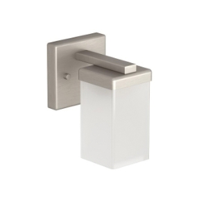 Moen® YB8861BN 1-Globe Bath Light, 90 Degree™, 110 VAC, Brushed Nickel