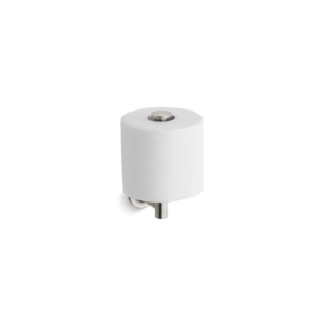 Kohler® 14444-BN Vertical Toilet Tissue Holder, Purist®, 6-5/16 in H, Solid Brass, Vibrant® Brushed Nickel