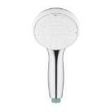 GROHE 26047001 New Tempesta® 100 II Hand Shower, 1.75 gpm Flow Rate, 2 Sprays, 3-15/16 in Dia Head, 1/2 in Connection, StarLight® Polished Chrome