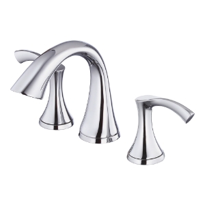 Gerber® D304222 Antioch® Widespread Lavatory Faucet, 1.2 gpm Flow Rate, 5-1/16 in H Spout, 4 to 8 in Center, 2 Handles