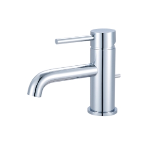 Pioneer 3MT160 Lavatory Faucet, Motegi, 1.2 gpm Flow Rate, 1-3/4 in H Spout, 1 Handle, Brass Pop-Up Drain, 1 Faucet Hole, Polished Chrome, Function: Traditional