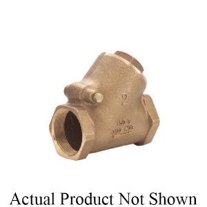 LEGEND 105-307NL T-453NL Y-Pattern Swing Check Valve, 1-1/2 in Nominal, FNPT End Style, Bronze Body