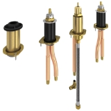 DELTA® R4707-PX Roman Tub Rough-In Kit, PEX (Crimp) Inlet x PEX (Crimp) Outlet, 60 psi Pressure, 18 gpm Flow Rate, Solid Fabricated Brass Body