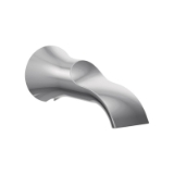 Moen® S3836 Non-Diverter Tub Spout, Doux™, 1/2 in Slip-Fit, Chrome