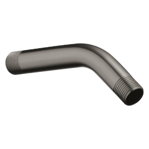 DELTA® RP6023KSPR Shower Arm, 5-1/2 in L, Wall Mount, 1/2 in Male IPS, Lumicoat® Black Stainless