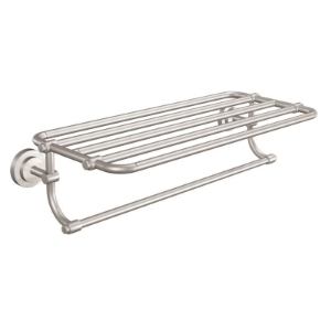 Moen® DN0794BN Towel Shelf, Iso™, 26.95 in W x 6.38 in H, Brushed Nickel