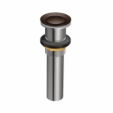 Moen® 140780ORB Push Button Drain, 1-1/4 in, Metal, Oil Rubbed Bronze