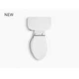 Sterling® 402324-0 2-Piece Toilet, Windham™, Elongated Bowl, 15 in H Rim, 12 in Rough-In, 1.6 gpf, White
