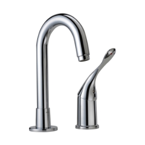 DELTA® 710LF-HDF Widespread Bar/Prep Faucet, Chrome, 1 Handle, 1.5 gpm