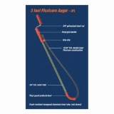 General Pipe Cleaners Flexicore® 3FL-DH Down Head Toilet Closet Auger, 3 ft L Cable, Vinyl Grip Handle