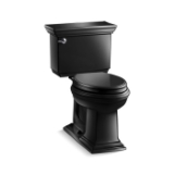 Memoirs® Comfort Height® 2-Piece Toilet, Elongated Front Bowl, 16-1/2 in H Rim, 1.6 gpf, Black