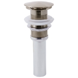 Brizo® RP72413BN Pushbutton Activated Pop-Up Drain Assembly, Brushed Nickel, Brass Drain