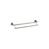 Kohler® 10553-BN Double Towel Bar, Devonshire®, 24 in L Bar, 5-7/8 in OAD x 4 in OAH, Metal, Vibrant® Brushed Nickel