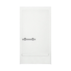 Sterling® 62052113-0 Shower Back Wall With Grab Bars, 39-3/8 in L x 65-1/4 in W, Solid Vikrell®