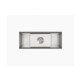 Kohler® 23652-NA Prolific® Kitchen Sink, Rectangular Shape, 42-1/2 in L x 14-15/16 in W x 10-1/8 in D Bowl, 44 in L x 18-1/4 in W x 11-1/16 in H, Under Mount, Stainless Steel