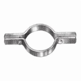 GFM 308 2 FIG 308 Pipe Riser Clamp, 2 in Pipe, 3/8 in Dia Bolt, 350 lb Load, Steel, Zinc Plated