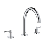 GROHE 25048003 Atrio® New Roman Tub Faucet, Residential, 12.6 gpm Flow Rate, 8 in Center, Polished Chrome