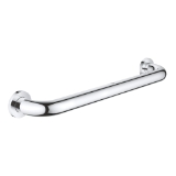 GROHE 40793001 Grab Bar, Essentials, 18 in L, StarLight® Polished Chrome, Metal