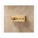 Kohler® 26347-9-CP 3-Outlet Thermostatic Valve Control Panel, 8 gpm Valve, Polished Chrome