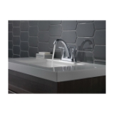 DELTA® 2532LF-MPU Bathroom Faucet, Woodhurst™, Chrome, 2 Handles, Metal Pop-Up Drain, 1.2 gpm
