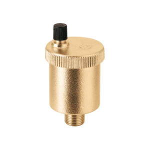 Caleffi MINICAL® 502015A Automatic Air Vent, 1/8 in Nominal, MNPT Connection, 150 psi Max Working, 250 deg F, Brass