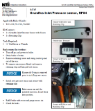 NTI 84745 Inlet Pressure Sensor, RPS4