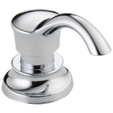 DELTA® RP71543 Cassidy® Soap/Lotion Dispenser, Chrome, 13 oz Capacity, Deck Mount, Brass