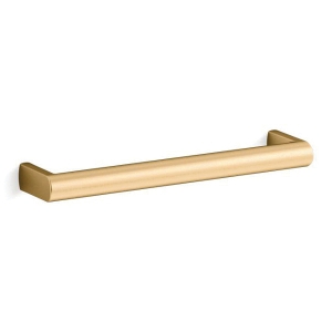 Kohler® 25497-2MB Components® Drawer Pull, Cabinet Mount, Zinc, Vibrant® Brushed Moderne Brass