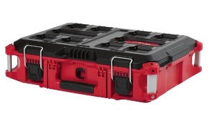 Milwaukee® PACKOUT™ 48-22-8424 Waterproof Flip Latch Tool Box, 6.6 in H x 16.1 in W x 22.1 in D