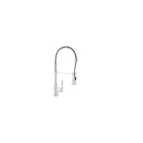 Blanco 440558 Meridian™ Semi-Pro Kitchen Faucet, 2.2 gpm Flow Rate, Polished Chrome, 1 Handle, 1 Faucet Hole, Function: Traditional