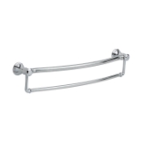 DELTA® 41319 Traditional Towel Bar with Assist Bar, Decor Assist™, 24 in L Bar, 4-3/8 in OAD x 5 in OAH, Stainless, Chrome