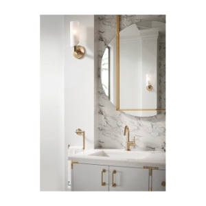 Brizo® 699275-GL Odin® Drawer Knob, 1-5/16 in Dia, Zinc, Luxe Gold