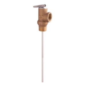 WATTS® 0066110 100XL Temperature/Pressure Relief Valve, 3/4 in Nominal, 150 psi Pressure, Brass Body