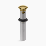 Kohler® 25322-2MB Clicker Drain, 1-1/4 in Nominal, Metal Drain, Vibrant® Brushed Moderne Brass