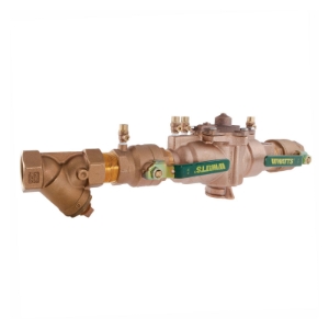 WATTS® 0122688 LF009 Reduced Pressure Zone Assembly, 1-1/4 in Nominal, NPT End Style, Quarter-Turn Ball Valve, Cast Copper Silicon Alloy Body