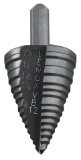 Lenox® 30912VB12 Step Drill Bit, 7/8 in Dia Min Hole, 1-3/8 in Dia Max Hole, 5 Steps, HSS, 5 Hole Sizes, 3/8 in Shank