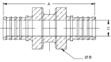 REHAU® 169010-001 25 x 25 mm SDR11 Coupling