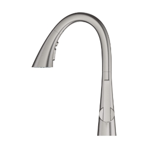 GROHE 30368DC2 30368_2 Ladylux® Pull-Down Bar Faucet, 1.75 gpm Flow Rate, Supersteel, 1 Handle, 1 Faucet Hole, Residential