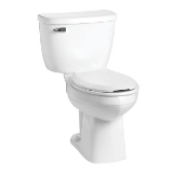 Mansfield® SmartHeight™ 148 WH Quantumone™ Toilet Bowl Only, White, Elongated Shape, 12 in Rough-In, 16-1/2 in H Rim, 2-1/8 in Trapway