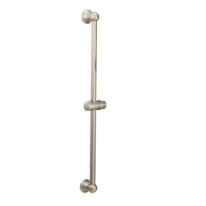 Moen® 154296BN Replacement Slide Bar, Weymouth™, 30 in L Bar, 3-1/4 in OAD, Brushed Nickel