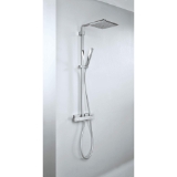 GROHE 26420000 Euphoria® Cube System Shower System, 1.8 gpm Flow Rate, StarLight® Polished Chrome