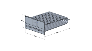 ALLIED™ 13U55 613927-12 Heat Exchanger Assembly, Stainless Steel, 480 Btu/hr Heating