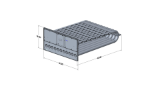 ALLIED™ 13U55 613927-12 Heat Exchanger Assembly, Stainless Steel, 480 Btu/hr Heating