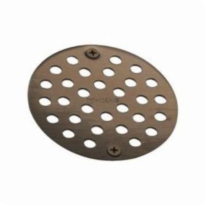 Moen® 102763ORB Tub Shower Drain Cover, Kingsley®, 4 in W, 4 in Dia, Brass, Oil Rubbed Bronze