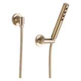 Brizo® 88875-GL Odin® Wall Mount Hand Shower, 1.75 gpm Flow Rate, 60 to 82 in L Hose, 1/2-14 NPSM Connection, Luxe Gold