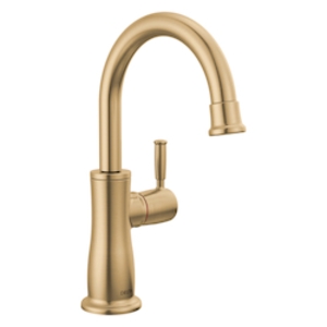 DELTA® 1960LF-H-CZ Traditional Instant Hot Water Dispenser, Commercial/Residential, 1.5 gpm Flow Rate, 360 deg Swivel Spout, Champagne Bronze, 1 Handle