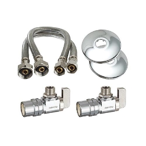 dahl dahal-Eco™ mini-ball™ E46-2277 Angle Faucet/Lav Supply Kit, Brass