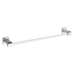 DELTA® 77524 Arzo® Towel Bar, 24 in L Bar, 3-1/2 in OAD x 2-1/8 in OAH, Brass, Chrome
