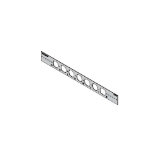 Holdrite® 103-18 Bracket, 1-3/8 in Hole, 25 lb, Cold Rolled Steel, Galvanized